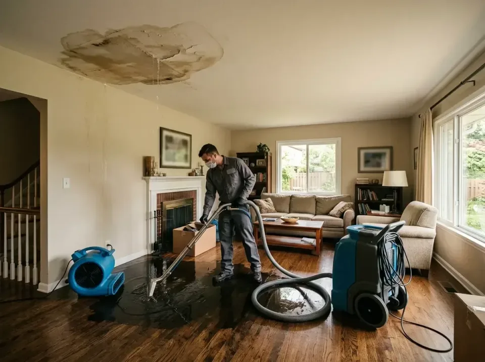 attic-pipe-burst-ceiling-drip-008 — frequently asked questions, Water Damage Restoration & Carpet Care in Dale City, VA